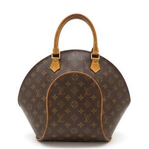 Authentic LOUIS VUITTON Ellipse MM Monogram Hand Bag Shoulder Purse